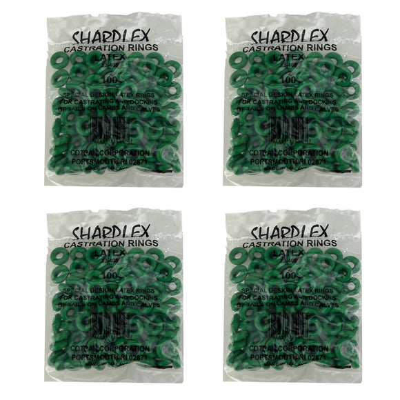 CASTRATING BANDS, 100/bag (Green)